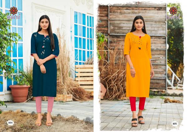 Baanvi Sui Dhaga 1 Fancy Rayon Ethnic Wear Kurti 